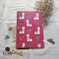 Cute Alpaca Notebook Size A5, A6