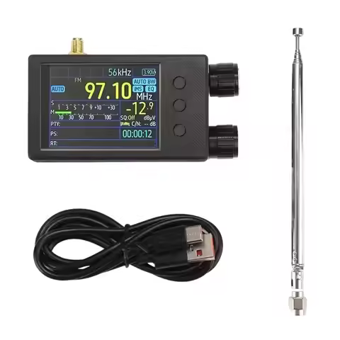 B68C Multifunction TEF6686 Radio With 2.8" Touch Screen, 5000Mah Battery, Full Band FM AM/FM/Short W