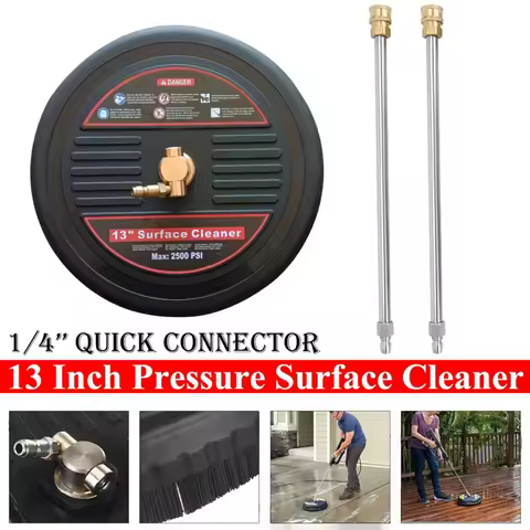 13inch High Pressure Washer Surface Cleaner Telescopic Rotary Round Water Gun for Karcher K1 K2 K3 K