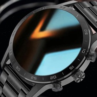 Smartwatch สมาร์ทวอทช์ 2021 Luxury Bluetooth Call Watch Men Business Sport Stainless Steel Mesh Belt Men's Pedometer Watches For Huawei Xiaomi PhoneSmartwatch สมาร์ทวอทช์ All Black