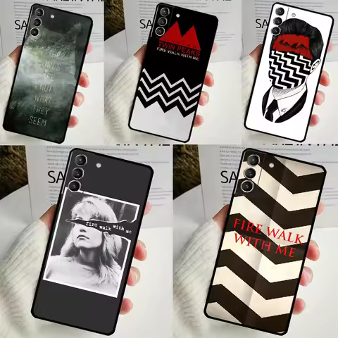 Fire Walk With Me Twin Peaks Case For Samsung Galaxy S24 S23 S22 Ultra Note 10 Plus Note 20 S9 S10 S