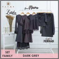baju kurung kanak kanak perempuan baju kurung kaftan baju kurung moden SET FAMILY 2021 BAJU RAYA KUR