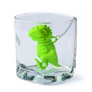 Pladao Houseware tea Strainer Silicone infuser Rex Dinosaur Pattern T-Rex There Are 2 Colors.