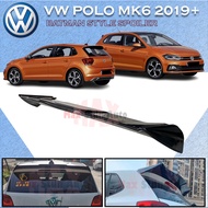 VOLKSWAGEN POLO MK6 2019+ BATMAN STYLE REAR ROOF SPOILER VW POLO HATCHBACK BATMAN SPOILER POLO HB BO