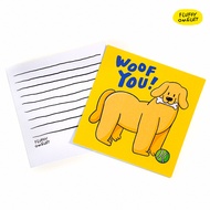 WOOF YOU MINI CARD SIZE 9X9 CM