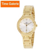 ROSCANI ROSWE76556 Stainless Gold Strap White Dial Analog Women Watch