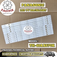 TH-48AX670K PANASONIC 48 INCH LED TV BACKLIGHT ( LAMPU TV ) TH-48AX670 48" BACKLIGHT TV