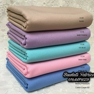 Heavy premium Como Crepe bidang 60