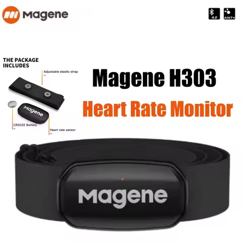 Magene H303 Heart Rate Monitor Mover Sensor Dual ANT Bluetooth With Chest Strap Cycling Computer Bik