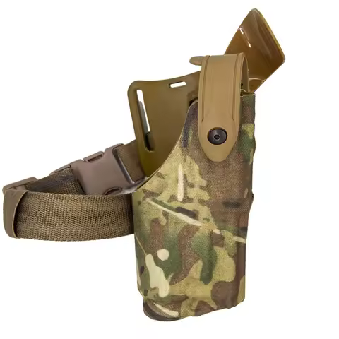 Combat Gun Belt Holster Hunting Airsoft Accessories Gun Carry Holster Bearing Light For G17 19 22 23