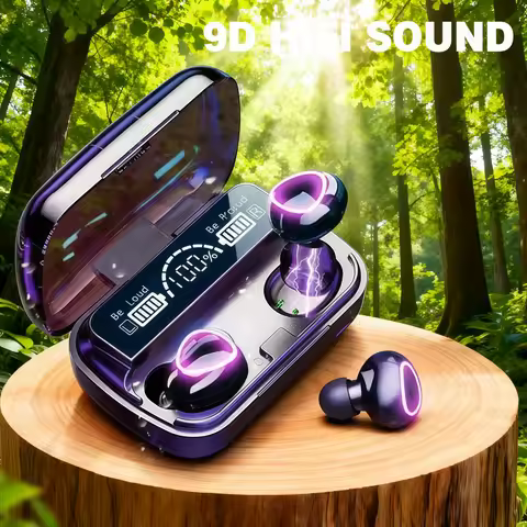 Bluetooth headset M10 hands-free LED Dispay headset Bluetooth HiFi stereo music wireless earplug wat