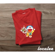 DORAEMON &BARONGSAI CNY TSHIRT-KAOS IMLEK CNY UNISEX