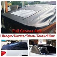 4X4 Isuzu Old Dmax Rear bonnet Canvas