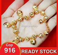 GELANG TANGAN BOBA LOVE KANAK2 DAN DEWASA BY HASYA JEWELS BERKUALITI SADURAN EMAS YANG KEMAS DAN WARNA SENTIASA NAMPAK ASLI DAN TAHAN LUNTUR -UNTUK MENAMPAKAN SEPERTI ORIGINAL KINI DI DATANGKAN COP916 PADA CAKUK S -STOK KAMI SENTIASA TERSEDIA UNTUK ANDA..