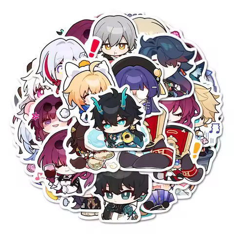 Sunsyea Honkai: Star Rail Merch Fans Collection Role Stickers Dan Heng Jing Yuan Blade Kafka Fu Xuan