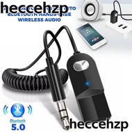 HECCEHZP Bluetooth Audio Receiver, USB To 3.5mm Bluetooth 5.0 Bluetooth Aux Adapter,  Wireless Adapter Dongle Cable Car Bluetooth Transmitter