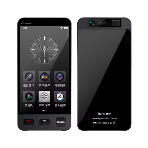 Portable M80 Pro Translator Device 4.02inch Big Screen 142 Languages Voice Intelligent Real-time Tra