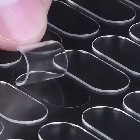 100Pcs Double-Side Adhesive Dot Stickers Putty Clear Sticky Putty Removable Traceless for Wood Glass