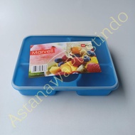 RedBox lunch box marvell plastik 5 sekat kotak bekal sekolah foodgrade