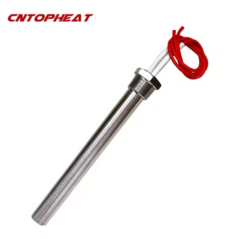 24v 300w/400w/500w/800w Cartridge Heater 3/4" Thread 20mm Diameter SUS304 Immersion Water Tubular He