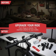 [Mangobeer] 1 Set 36V 1000W E-Bike Brush Controller Multifunction Thumb Throttle Grip Kit for E-Bike