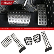 HOTWIND 2Pcs/3Pcs/4Pcs Car Pedal Cover Set for Mercedes Benz C E S GLK SLK CLS SL Class AMG A7X3
