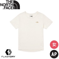 [The North Face American Women's Breathable Perspiration Short T AP < Dune White >] 87VN/Climbing/Mo