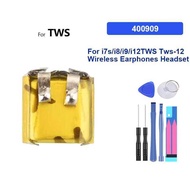 High-Capacity 25mAh Fit For Tws i7s i8 i9 i12 Tws-12 Wireless Earphones Headset MP3 MP4 Earphone Bat