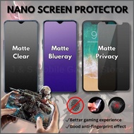 Nano Matte Screen Protector / OPPO K11x / K10 Pro / K10 / F17 / F17 Pro / K9x / A32 / A53 / K7x / A1