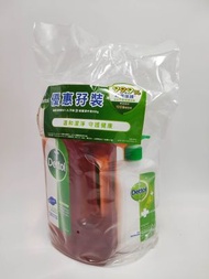 Dettol 滴露 - [優惠套裝] 消毒藥水 1.2升x2支 送殺菌洗手液 500克 (隨機香味)