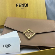 (98新）FENDI FF Diamonds WOC 鏈子皮夾 鏈帶皮夾 wallet on chain