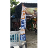 SPANDUK KAIN BENDERA UMBUL UMBUL AGEN BANK BRI LINK BCA BNI 46