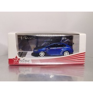 1/64 Fuelme Fuelme Subaru WRX STI Subaru Varis Rally Blue Black Cover White Wheel Resin Car Model Br