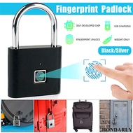 Fingerprint Lock Digital Door Lock candado huella Smart Security Keyless USB Rechargeable Padlock