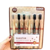 Blister of 6 Super Convenient Soft Toothbrushes for Oral Protection