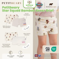Children's Underwear - Petitbeary Star Squad Bamboo Boxer Brief @2Pcs