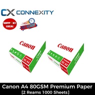 [2 Reams : 1000 sheets] Canon A4 80gsm Premium Paper