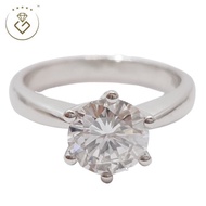 [Kedai Emas Gemilang] 200564 {YS} 18K White Gold 1.0Ct Diamond Ring (9) (3.85G) [750 Gold]
