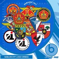 DTF screen printing, DTF screen printing, banser logo,/ DTF screen printing, pancasila Youth logo /D