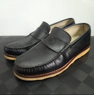 Stussy x Timberland Loafers 黑色真皮樂福鞋 懶人鞋 皮鞋