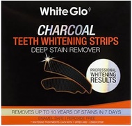 White Glo Charcoal Deep Stain Remover Activated Charcoal Strips, Remove 10 Years of Stains in 7 Days