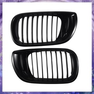 (Y W Z H)Gloss Black Front Hood Kidney Grill for  E46 3 Series 2002-2005 4D Sedan 318I 320I 323I 328