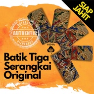 Kain Batik Tiga Serangkai Original Siap Jahit Jawa Indonesia Extra Labuh Sarong Cotton Pilih Corak