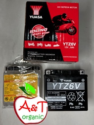 YUASA YTZ6V Battery INDONESIA HONDA PCX 160 / CLICK 150 / CLICK 125 I / Nmax V2 / Aerox V2 / ADV 150