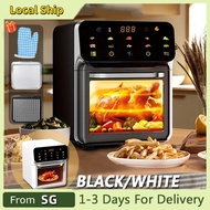 16L Air Fryer Oven With Touch Led Screen Large Capacity Oven With Visual Window No Oil Fume Househol