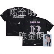 新品【MY】Kpop ATEEZ IN YOUR FANTASY 2025 WORLD TOUR FOOTBALL JERSEY T Short