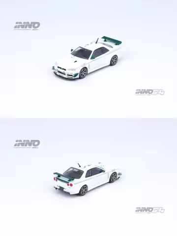 INNO 1:64 R34 V-SPEC ALLOY CAR MODEL COLLECTION