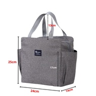 Tas Bekal Makanan Jumbo Anti Air Bento Elegan Aluminium Foil Lunch Box Tahan Panas Portable PTT
