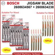[CORATED] Bosch Jigsaw Blade For Hard Wood T144DF 3 Pack 2608634567 + Jigsaw Blade For Metal T127DF 