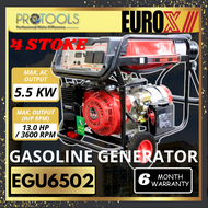 EUROX / EUROPOWER EGU6502 5.5KW GASOLINE GENERATOR C/W ELECTRIC START ( E-START ) | PETROL | 4 STROK